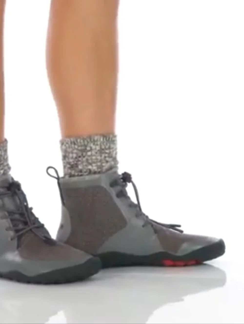 Vivobarefoot Women's Saami Lite Grey Waterproof Barefoot Ankle Boots Size 38